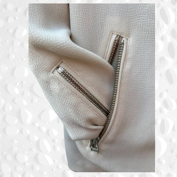 Aritzia Wilfred Mayet Jacket - Ivory/Silver - Medium - Like New - Picture 6 of 11